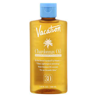 Vacation, Chardonnay Sunscreen Oil, SPF 30, 3.4 fl oz (100 ml)