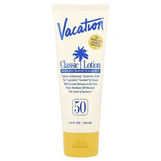 Vacation, Classic Lotion Sunscreen, SPF 50, 3.4 fl oz (100 ml)