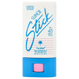 Vacation, Super Stick, Face Sunscreen Stick, SPF 45, 0.7 oz (20 g)