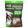 Dissolvable Protein Packs, 100% Whey Isolate, Chocolate Milkshake, 1.7 lb (750 g)