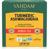 Herbal Tea, Turmeric Ashwagandha, Caffeine Free, 15 Infusion Bags, 1.06 oz (30 g)