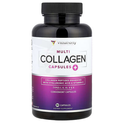 Vitauthority, Collagen Complex+, 90 Capsules