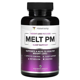 Vitauthority, Melt PM, средство для улучшения сна, 60 вегетарианских капсул