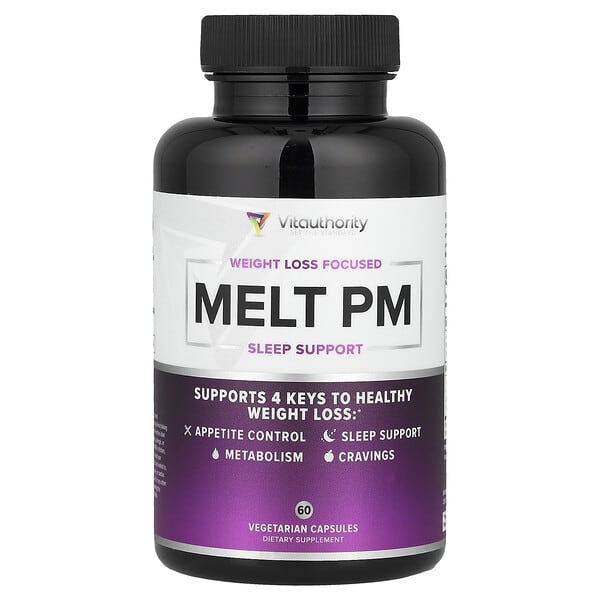 Vitauthority, Melt PM, 60 Vegetarian Capsules — product photo 1
