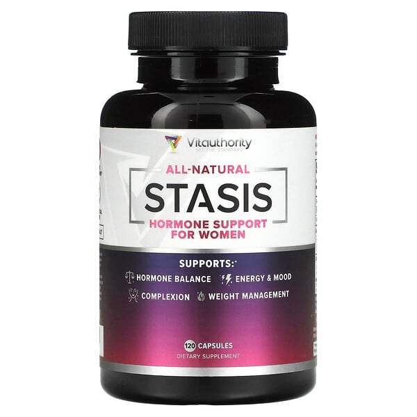 Vitauthority, Stasis Women's Natural Hormone Support, 120 Capsules