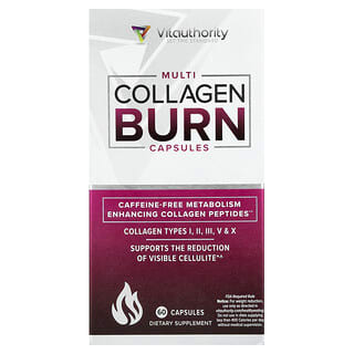 Vitauthority, Multi Collagen Burn, 60 Capsules