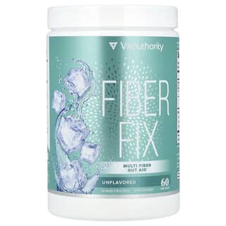 Vitauthority, Fiber Fix, Suplemento multifibra para favorecer los intestinos, Sin sabor, 240 g (8,46 oz)