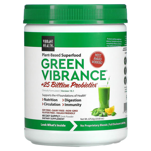Vibrant Health, Green Vibrance, Version 18.0, +25 Milliarden, Probiotikum, 25,04 oz. (709,8 g)