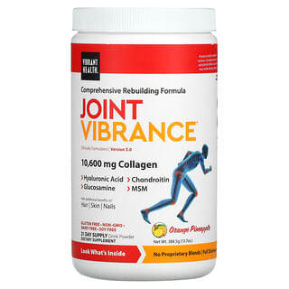 Vibrant Health, Joint Vibrance、バージョン5.0、オレンジパイナップル、388.5g（13.7オンス）