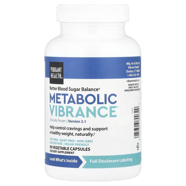 Metabolic Vibrance™, Version 2.1, 90 Vegetable Capsules