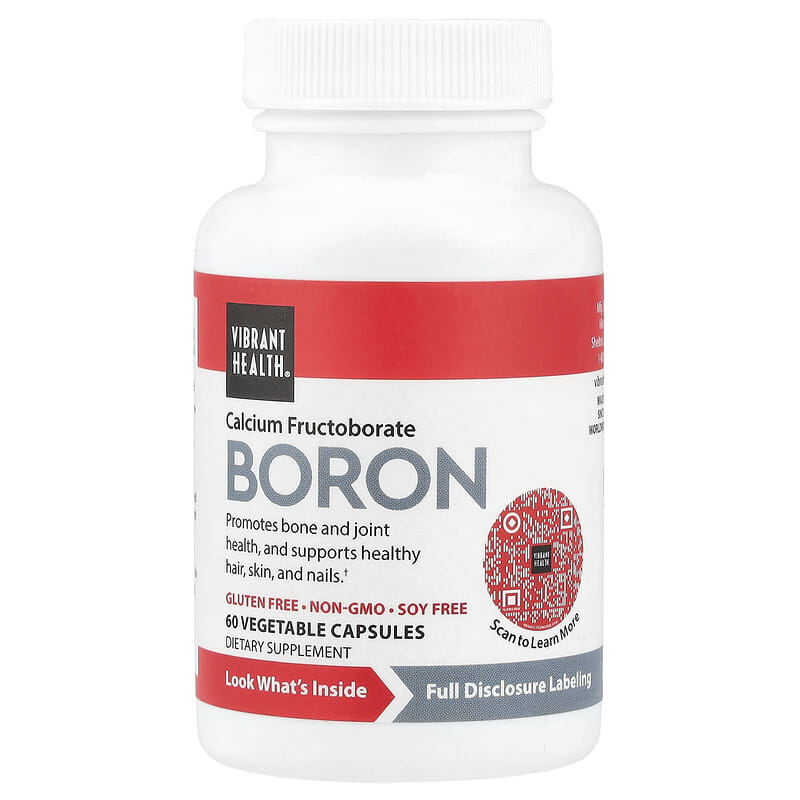 Boron, 60 Vegetable Capsules
