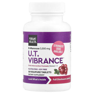 Vibrant Health, UT Vibrance, 50 растительных таблеток