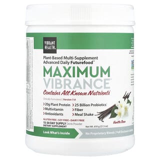 Vibrant Health, Maximum Vibrance, Version 6.1, Vanilla Bean, 21.82 oz (618.6 g)