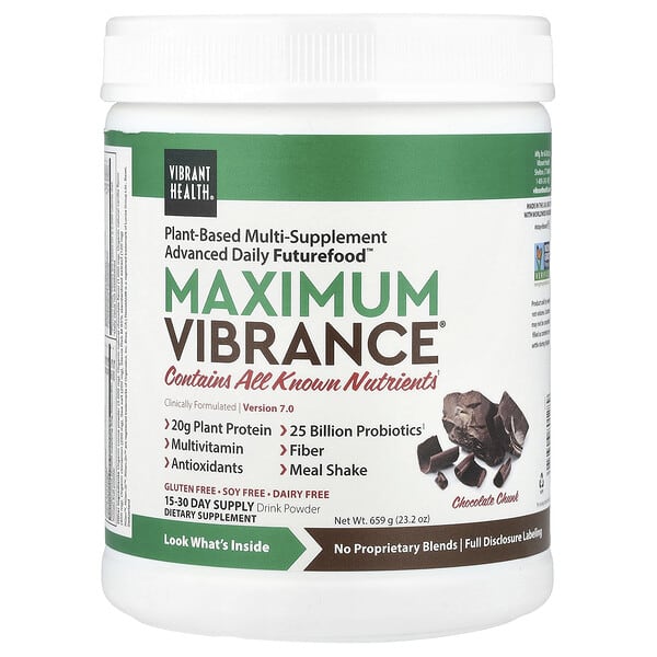 Maximum Vibrance®, Version 7, Chocolate Chunk, 23.2 oz (659 g)