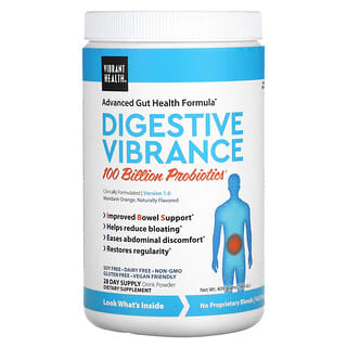 Vibrant Health, Vibrance digestive, Mandarine, 409 g  