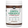Green Vibrance + 25 مليار بروبيوتيك ، الإصدار 21.0 ، شوكولاتة بجوز الهند ، 12.35 أونصة (350 جم)