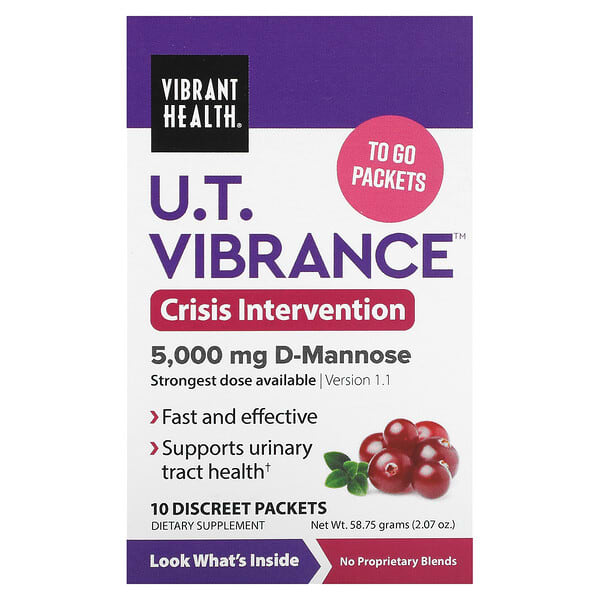 U.T. Vibrance, 10 Discreet Packets, 0.207 oz (5.875 g) Each