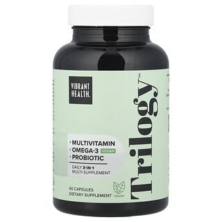 Vibrant Health, Trilogy™, Daily 3-in-1 Multi-Supplement , 60 Capsules