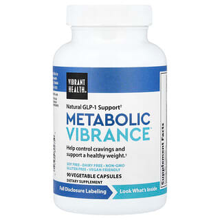 Vibrant Health, Metabolic™ растительного происхождения, 90 растительных капсул