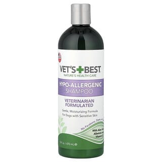 Vets Best‏, شامبو لا يسبب الحساسية ، للكلاب ذات البشرة الحساسة ، 16 أونصة سائلة (470 مل)