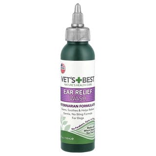 Vets Best‏, غسول الأذن المريح ، للكلاب ، 4 أونصة سائلة (118 مل)