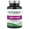 Vet's Best, Dureri și dureri, pentru câini, toate dimensiunile, peste 10 luni, 50 de tablete masticabile, 75 g (2,64 oz)
