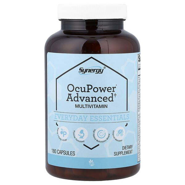 Vitacost, Synergy®, OcuPower® Advanced Multivitamin, 180 Capsules — product photo 1
