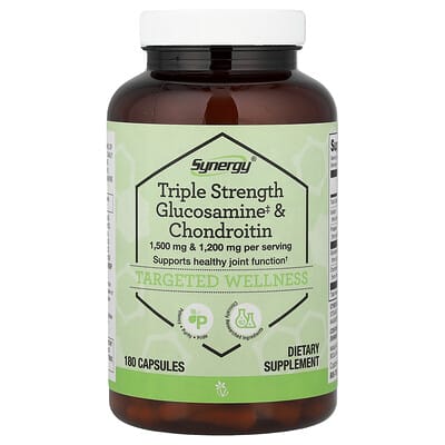 Vitacost, Triple Strength Glucosamine‡ & Chondroitin Sulphate 1500 mg & 1200 mg per serving, 180 Capsules