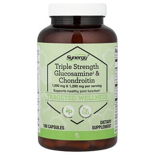 Vitacost, Trostruka jačina glukozamina‡ i hondroitina 1500 mg i 1200 mg po obroku, 180 kapsula