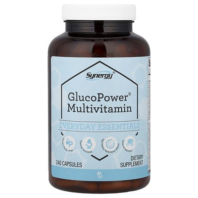 Vitacost, Synergy®, GlucoPower® Multivitamin, 240 Capsules
