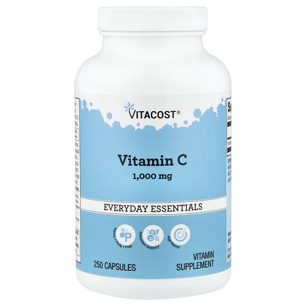 Vitacost, Vitamin C, 1,000 mg, 250 Capsules — product photo 1
