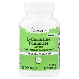 Vitacost‏, L-Carnitine Fumarate, 500 mg, 60 Capsules