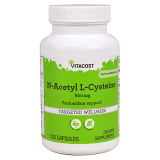Vitacost, N-Acetyl L-Cysteine, 600 mg, 120 Capsules