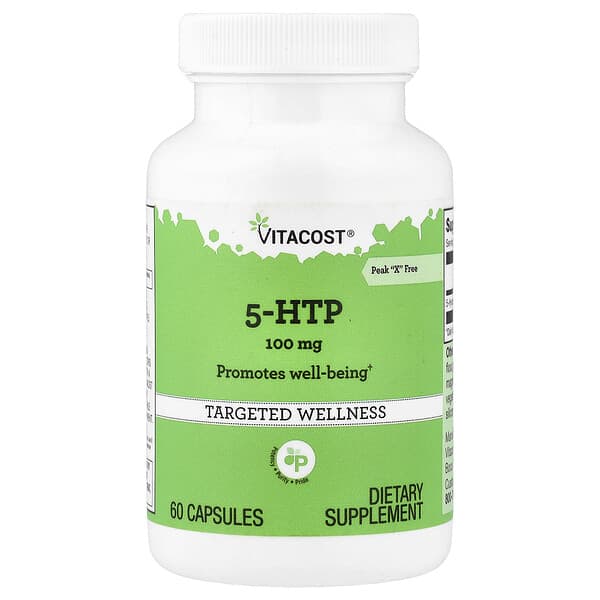 Vitacost, 5-HTP, 100 mg, 60 Capsules — product photo 1