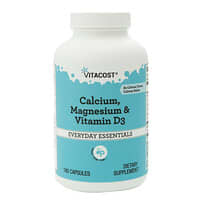 Vitacost, Calcium, Magnesium & Vitamin D3, 180 Capsules
