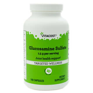 Vitacost, Glucosamine Sulfate, 1.5 g per serving, 180 Capsules