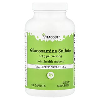 Vitacost, Glucosaminsulfat, 180 Kapseln