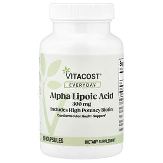 Vitacost, Everyday, Alpha Lipoic Acid, 60 Capsules