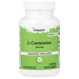 Vitacost, L-Carnosine, 500 mg, 90 Capsules