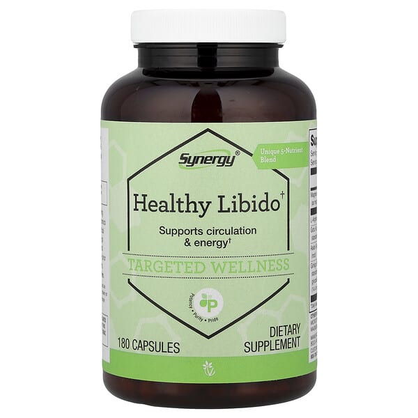 Vitacost, Synergy®, 건강한 성욕 증진, 캡슐 180정