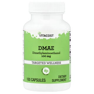 Vitacost, ДМАЭ, 100 мг, 100 капсул