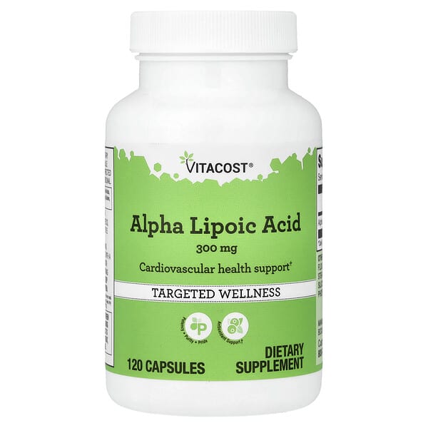 Vitacost, Alpha Lipoic Acid, 300 mg, 120 Capsules — product photo 1