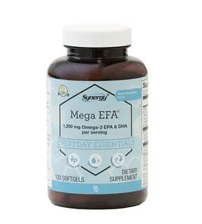 Vitacost, Synergy®, Mega EFA®, Φυσική Φράουλα, 120 μαλακές κάψουλες