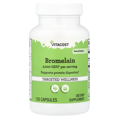 Vitacost, Bromelain, 120 Capsules (416.5 mg per Capsule)