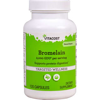 Vitacost, Bromelain, 2000 GDU per serving, 120 Capsules