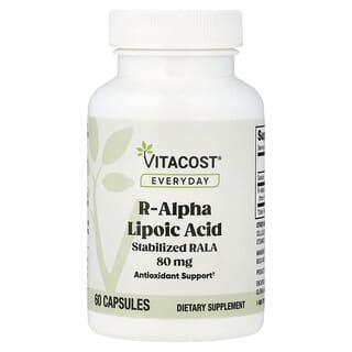 Vitacost, R-Alpha Lipoic Acid, 80 mg, 60 Capsules