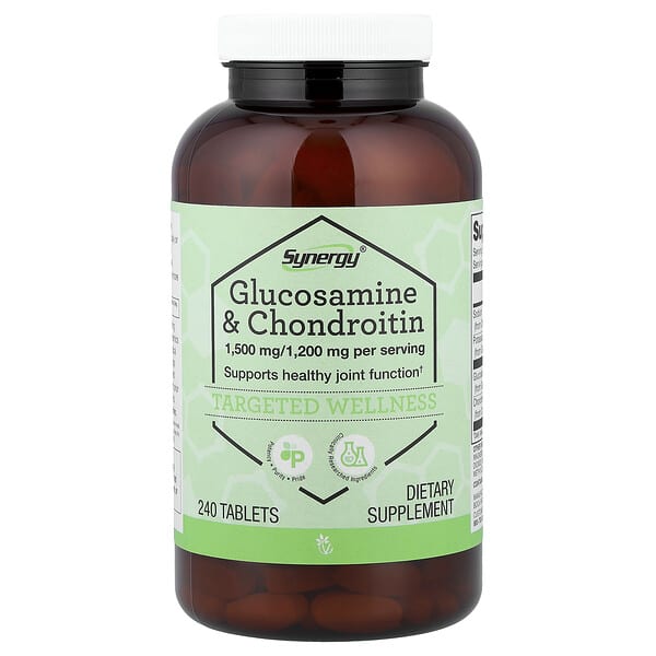 Vitacost, Synergy®, Glucosamine & Chondroitin, 240 Tablets — product photo 1