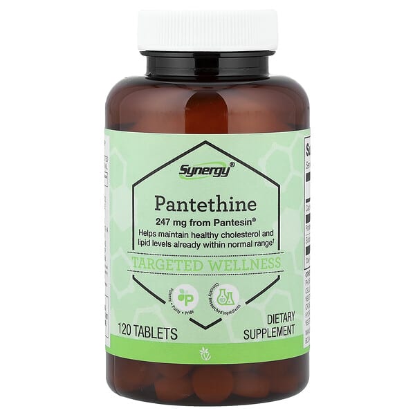 Vitacost, Synergy®, Pantethine, 120 Tablets — product photo 1