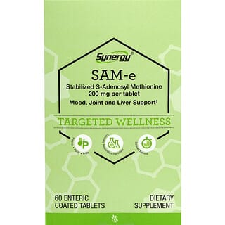 Vitacost‏, س-أدينوسيل ميثيونين، 200 ملجم، 60 قرص ملبس معوي