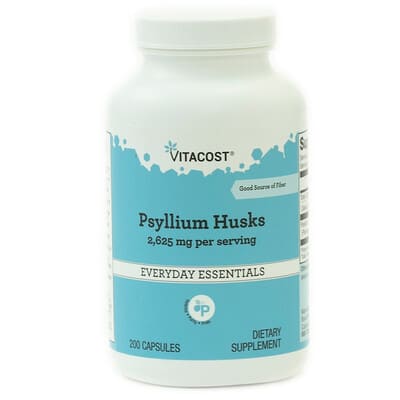 Vitacost, Psyllium Husk, 2,625 mg, 200 Vegetarian Capsules